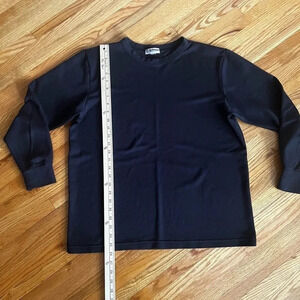 Black long sleeve thick dry fit type shirt